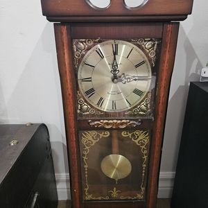 Vintage wall hanging  Westminster chime clock.